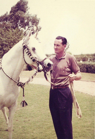 Tom McNair and*Morafic are pictured meeting for the first time in 1964, at the E.A.O., in Egypt.